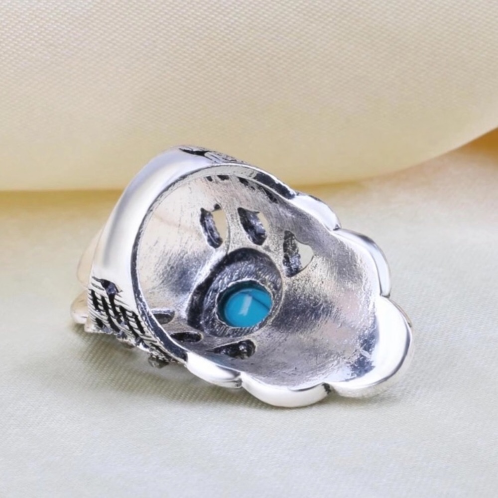 Vintage Style Turquoise Ring - Picture 3 of 6
